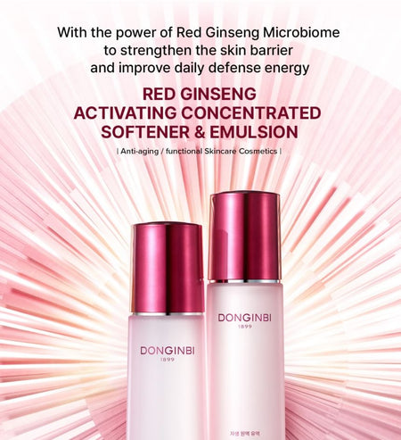 DONGINBI - Red Ginseng Activating Concentrated Skin Care Set, 5 pcs, 1050 g, 