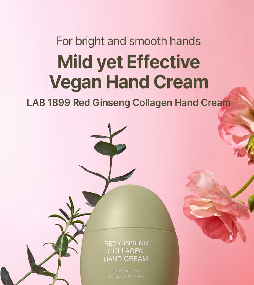 DONGINBI - LAB 1899 Red Ginseng Collagen Hand Cream, 50ml, 82 g, 8809880097368