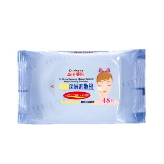 Dr. Morita - Hydrating Makeup Remover Deep Cleansing Towelettes, 48 pcs, 160 g, 4711561460689