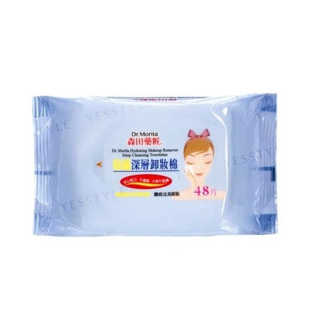 Dr. Morita - Hydrating Makeup Remover Deep Cleansing Towelettes, 48 pcs, 160 g, 4711561460689