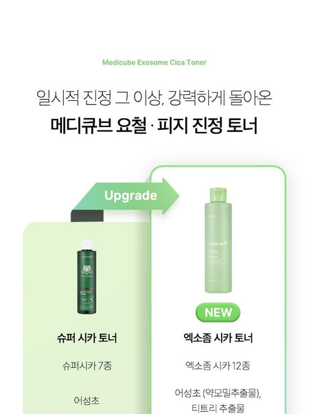medicube - Exosome Cica Toner, 210ml, 525 g, 8800256112159