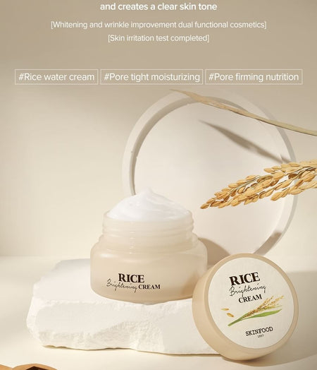 SKINFOOD - Rice Brightening Cream, 60ml, 150 g, 8809032676595