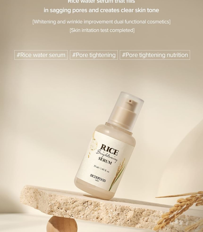 SKINFOOD - Rice Brightening Serum, 55ml, 140 g, 8809032676588