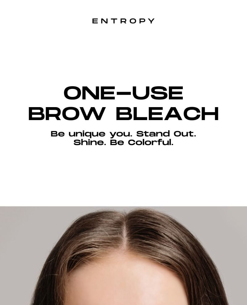 ENTROPY - One-Use Brow Bleach Set, 3 pcs, 50 g, 8809908690298