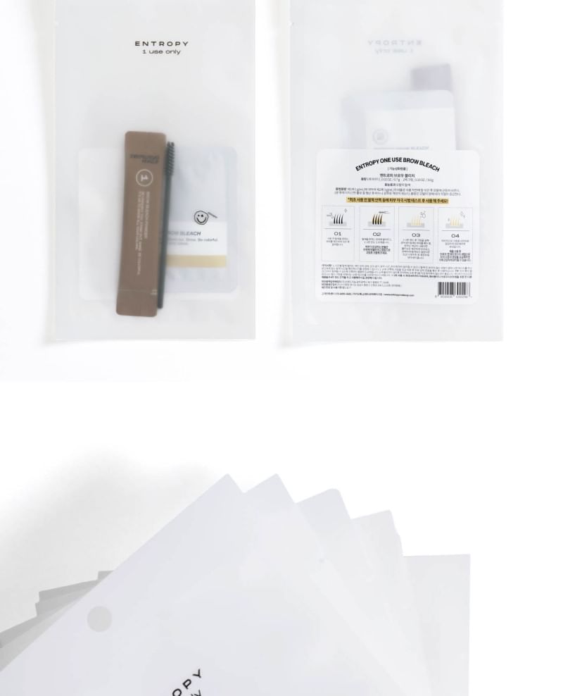 ENTROPY - One-Use Brow Bleach Set, 3 pcs, 50 g, 8809908690298