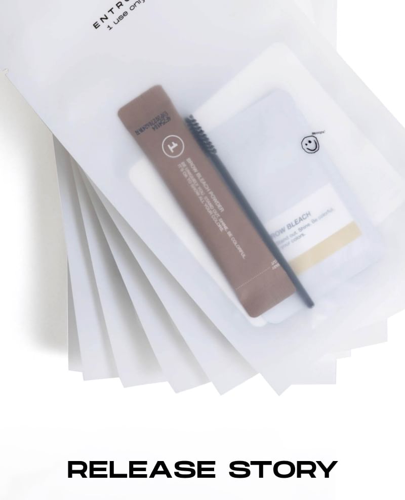 ENTROPY - One-Use Brow Bleach Set, 3 pcs, 50 g, 8809908690298