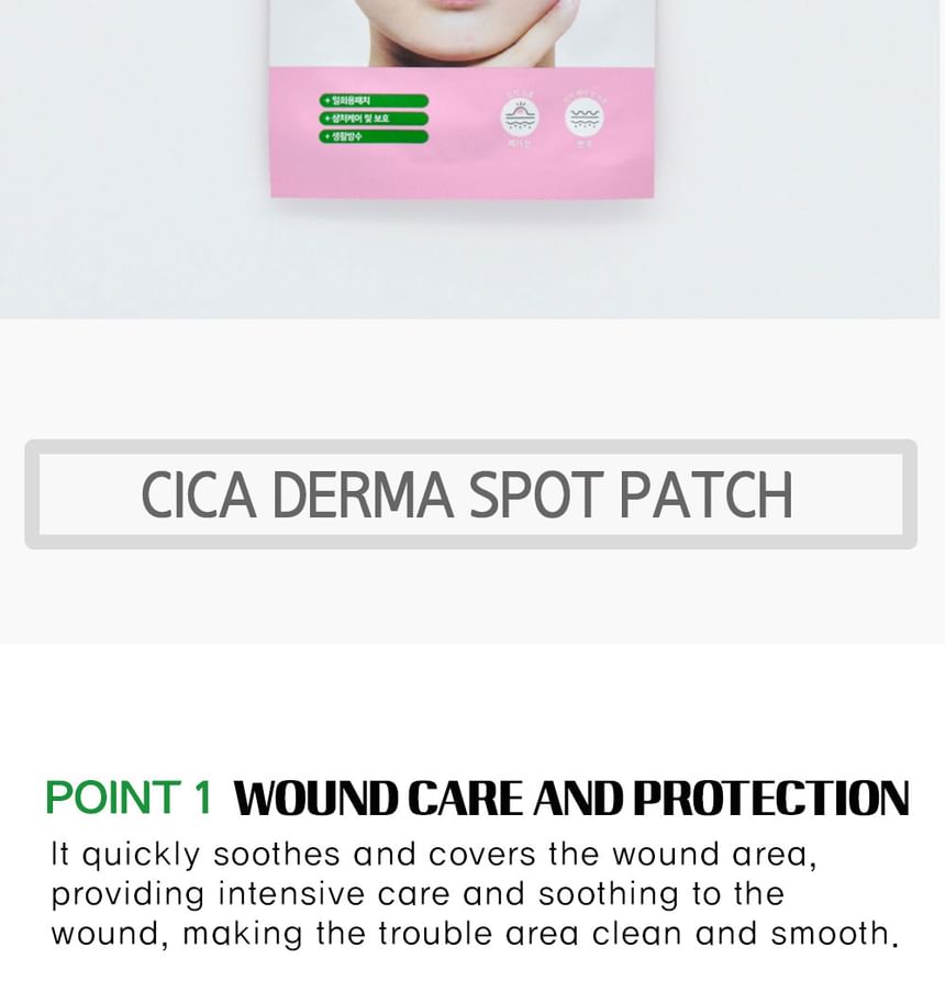 LEBELAGE - Cica Derma Spot Patch, 40 patches, 5 g, 8806035118107