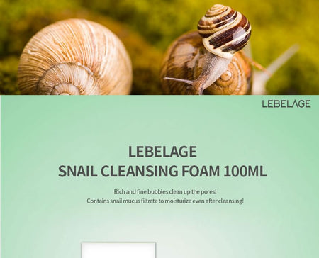 LEBELAGE - Snail Cleansing Foam, 100ml, 120 g, 8809679092543