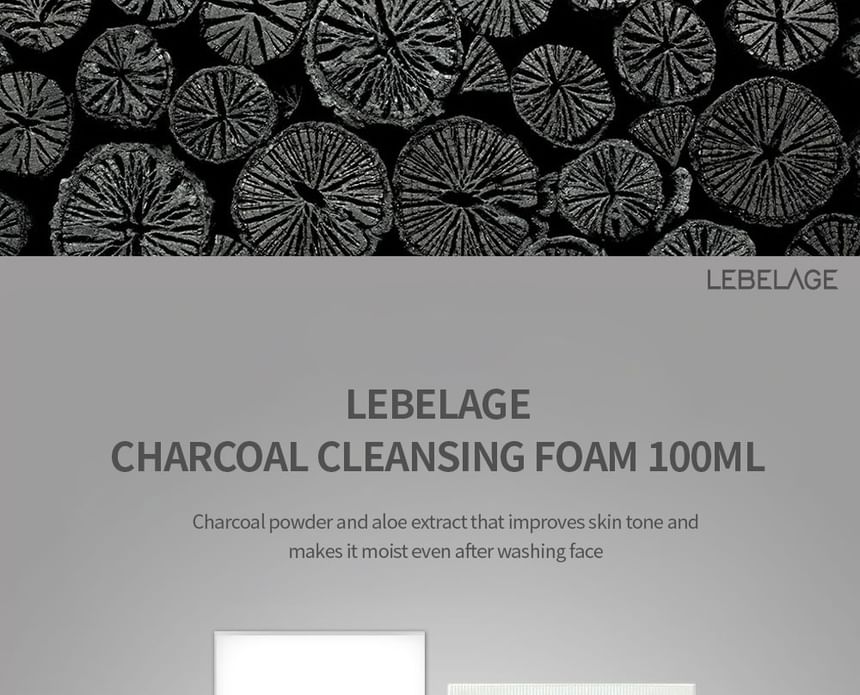 LEBELAGE - Charcoal Cleansing Foam, 100ml, 120 g, 8809679092512