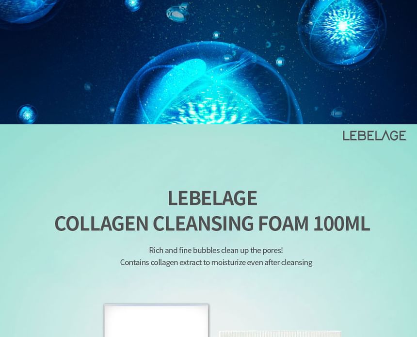 LEBELAGE - Collagen Cleansing Foam, 100ml, 120 g, 8809679092499