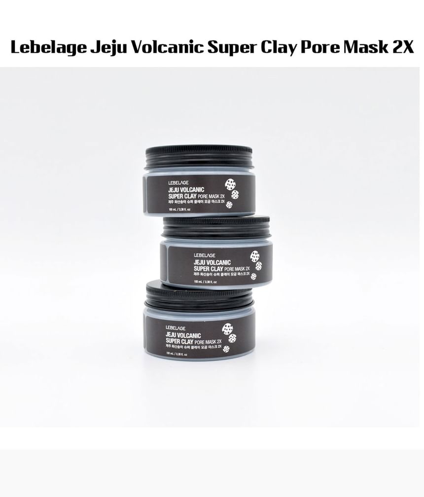 LEBELAGE - Jeju Volcanic Super Clay Pore Mask 2x, 120ml, 175 g, 8809035149102