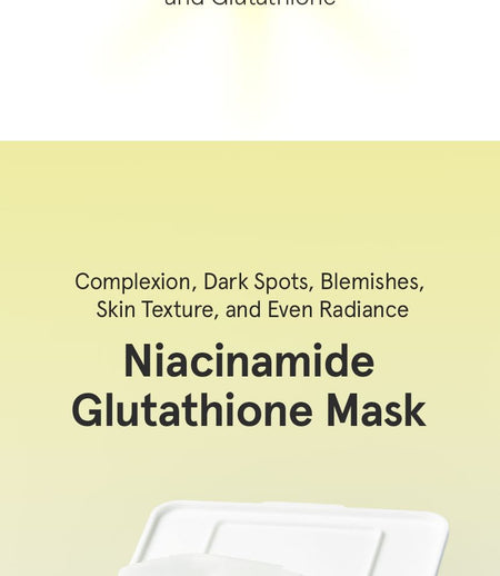 ONE THING - Niacinamide Glutathione Mask Jumbo, 30 sheets, 485 g, 8809704191425