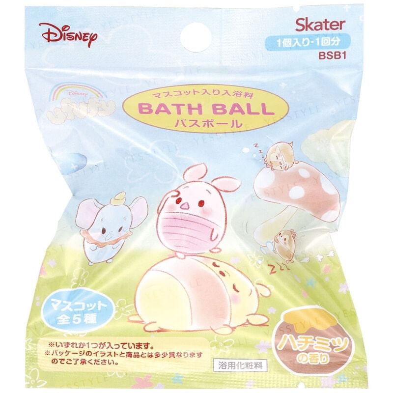 Skater - Disney Bath Ball With Mascot Ufufy Series Honey, 60g, 80 g, 4973307616860
