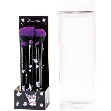 Skater - Sanrio Kuromi Makeup Brush Set, 5 pcs, 150 g, 4973307590436