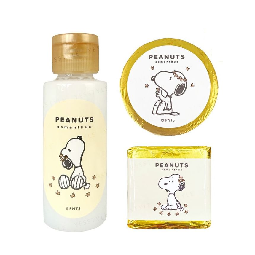 SHOBIDO - Snoopy Osmanthus Bathing Gift Set, 1 set, 182 g, 4548387462876