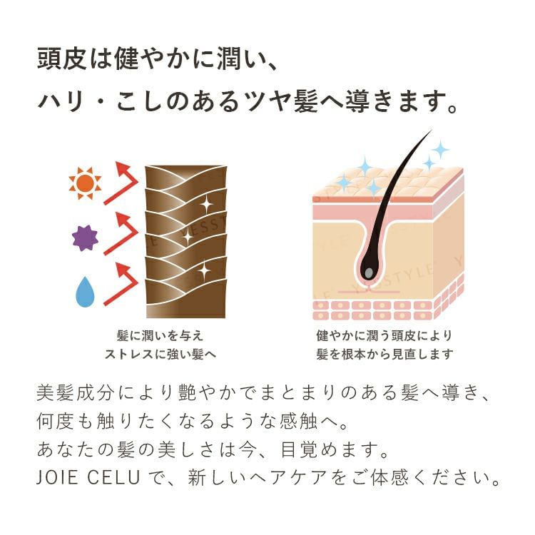 JOIE CELU - Moist Shampoo & Treatment Trial Set, 10g x 2, 50 g, 4580241680354