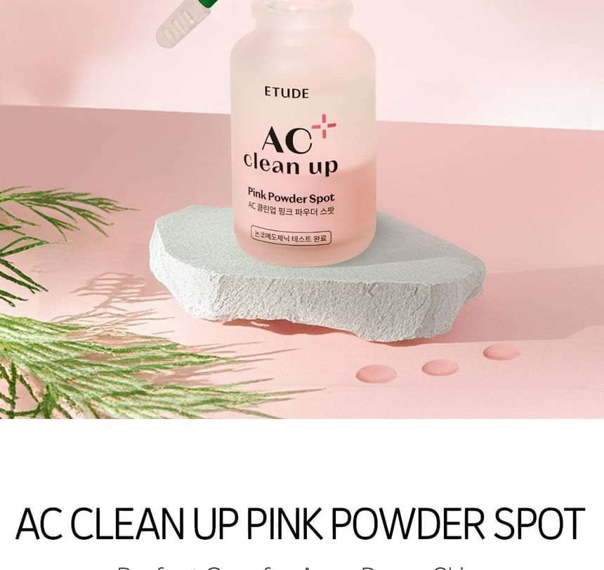 ETUDE - AC Clean Up Pink Powder Spot, 15ml, 70 g, 8809820692288