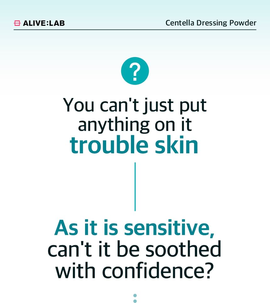 ALIVE:LAB - Centella Dressing Powder, 8ml, 27 g, 8809853890095