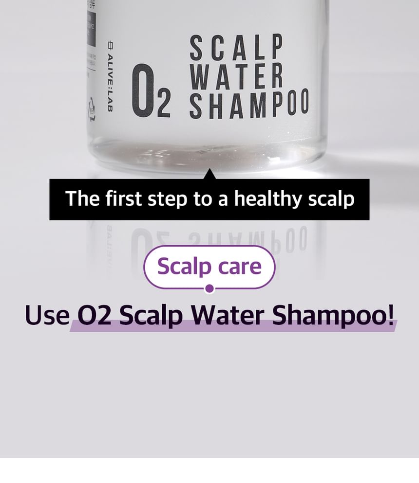 ALIVE:LAB - O2 Scalp Water Shampoo, 350ml, 205 g, 8809083975166