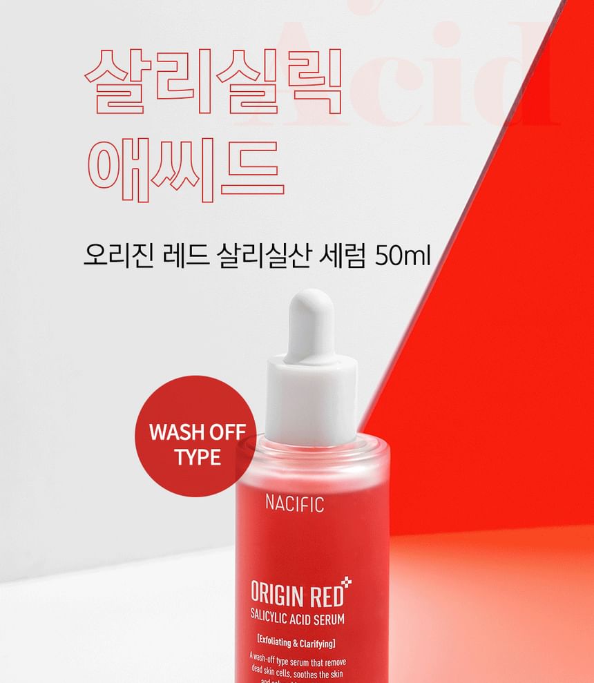 Nacific - Origin Red Salicylic Acid Serum Mini, 20ml, 50 g, 8809517464617
