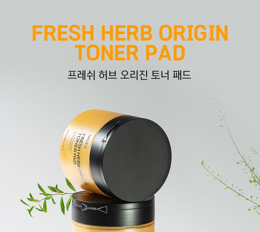 Nacific - Fresh Herb Origin Toner Pad, 60 pads, 450 g, 8809517465539