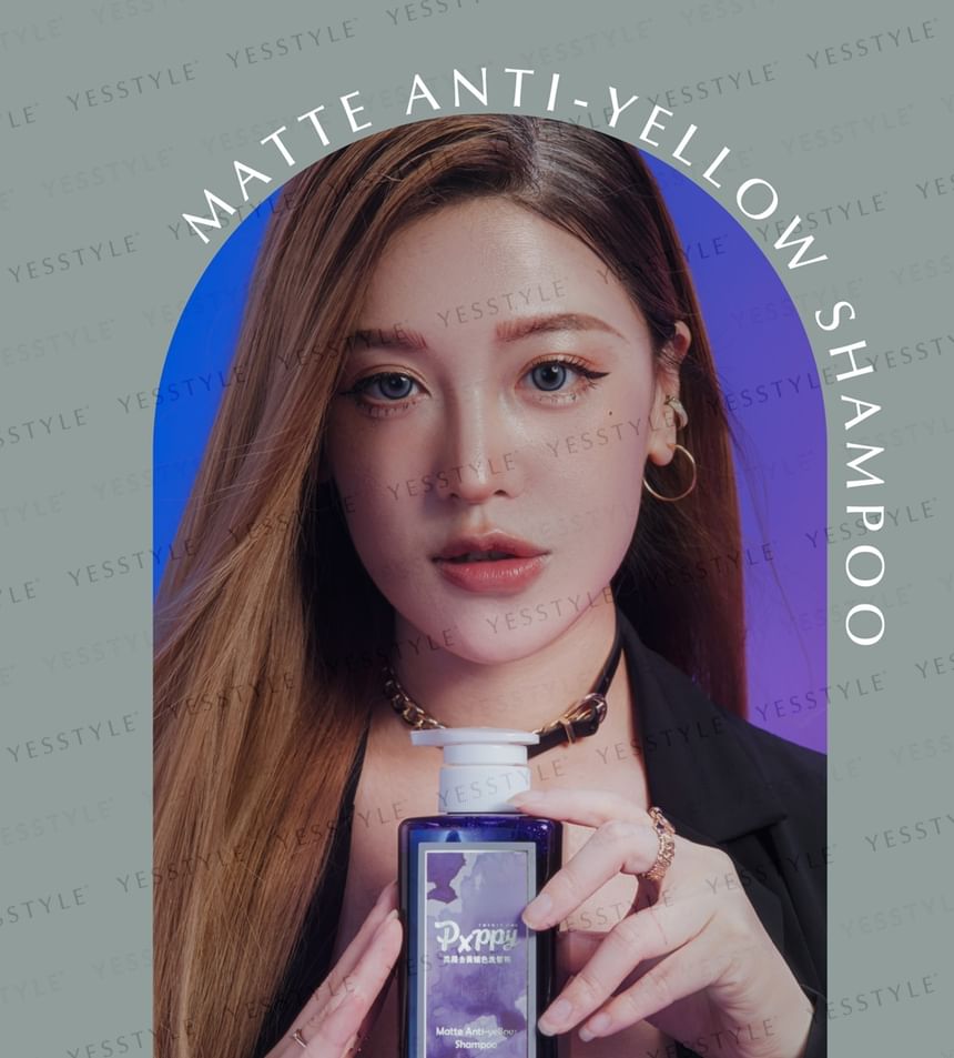 Poppy21 - Matte Anti-Yellow Shampoo, 330ml, 400 g, 4719890783042