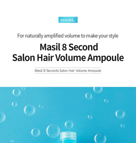 MASIL - 8 Seconds Salon Hair Volume Ampoule, 15ml x 10 pcs, 206 g, 8809744060446