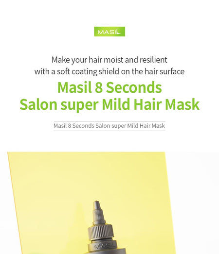 MASIL - 8 Seconds Super Mild Hair Mask Stick Pouch, 8ml x 20 pcs, 189 g, 8809744060293