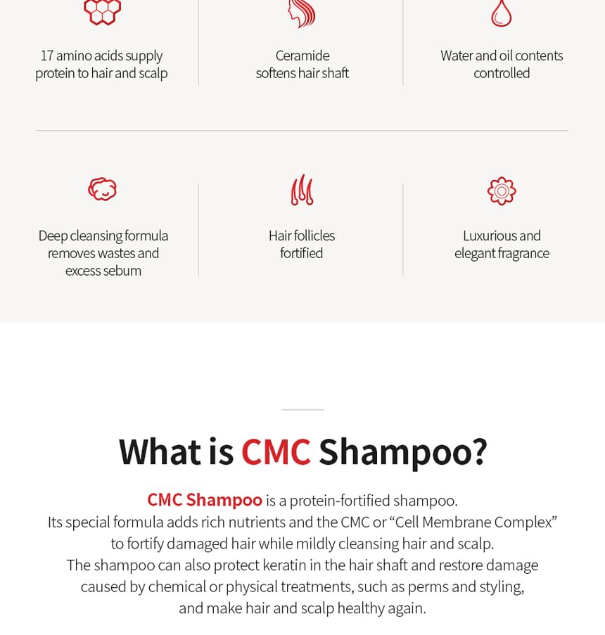 MASIL - 3 Salon Hair CMC Shampoo Jumbo, 500ml, 600 g, 8809744061146
