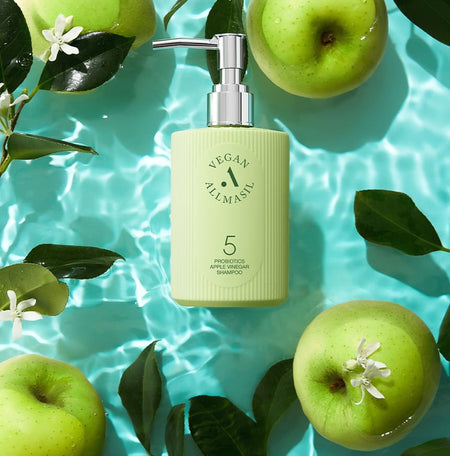 MASIL - ALLMASIL Vegan 5 Probiotics Apple Vinegar Shampoo Jumbo, 500ml, 600 g, 8809744060811