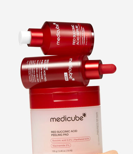 medicube - Red Succinic Acid Peeling Pad, 70 pads, 390 g, 8809960356170