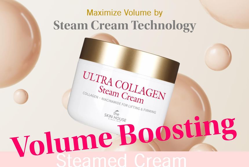 the SKIN HOUSE - Ultra Collagen Steam Cream, 50ml, 130 g, 8809080821589
