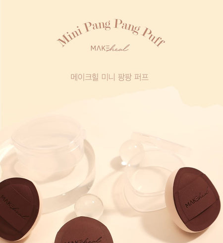 MAKEheal - Mini Pang Pang Puff Set, 2 pcs, 20 g, 8809585384572
