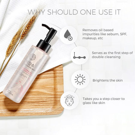 THE FACE SHOP - Rice Water Bright Light Cleansing Oil, 2024 Version - 150ml, 180 g, 8806182519307