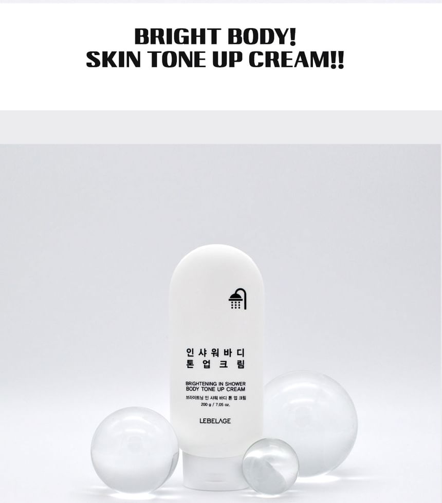 LEBELAGE - Brightening In Shower Body Tone Up Cream, 200g, 270 g, 8809951050315