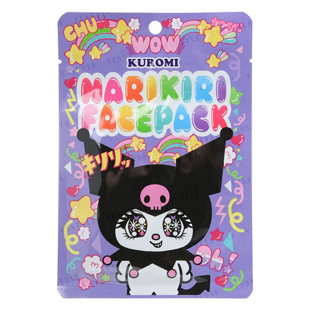 ASUNAROSYA - Sanrio Kuromi Narikiri Face Pack Cute Nabeyuka, 1 pc, 28 g, 4991567273623