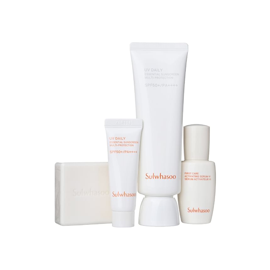 Sulwhasoo - UV Daily Essential Sunscreen Set, 4 pcs, 277 g, 8809925171527