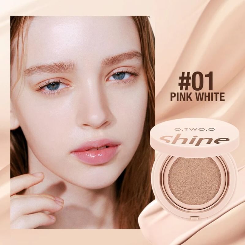 O.TWO.O - Cushion BB Cream, #01 Pink White - 12.5g, 82 g, 6973263791289