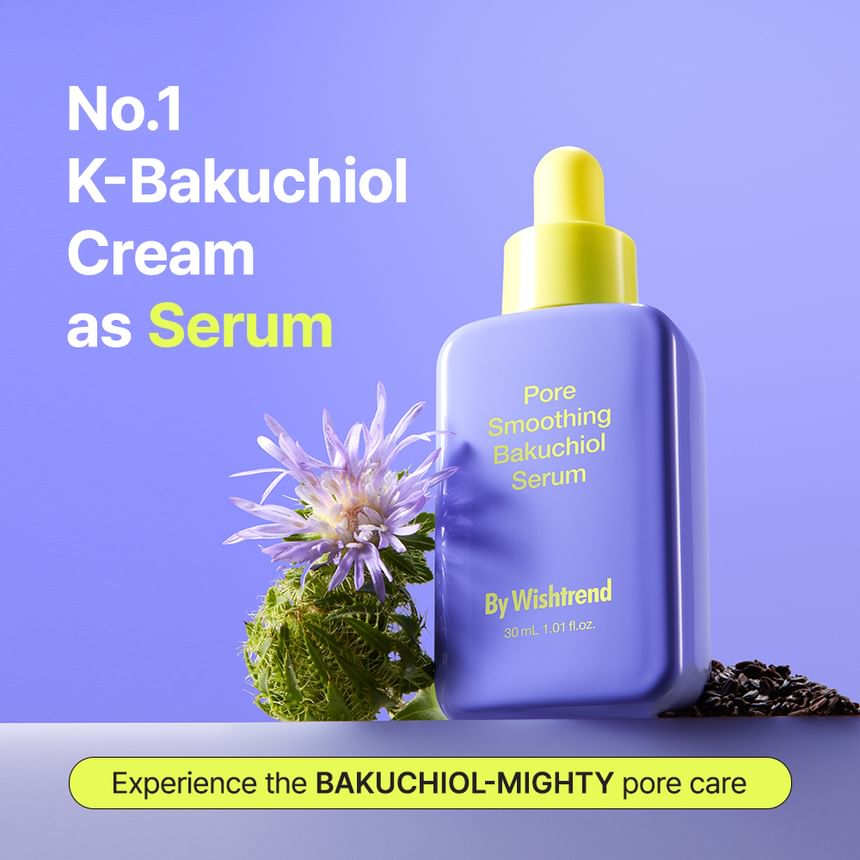 By Wishtrend - Pore Smoothing Bakuchiol Serum Mini, 10g, 36 g, 8809572894039