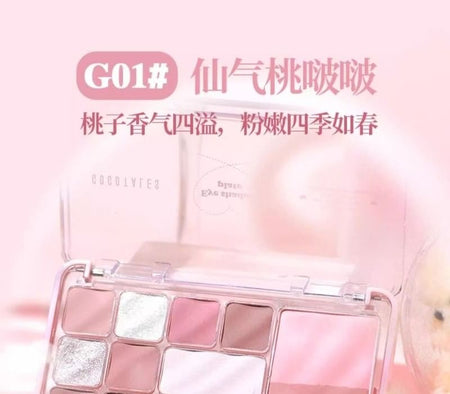 GOGO TALES - Heart Racing Eyeshadow Palette - 01, #G01 - 14.6g, 100 g, 6976447663860