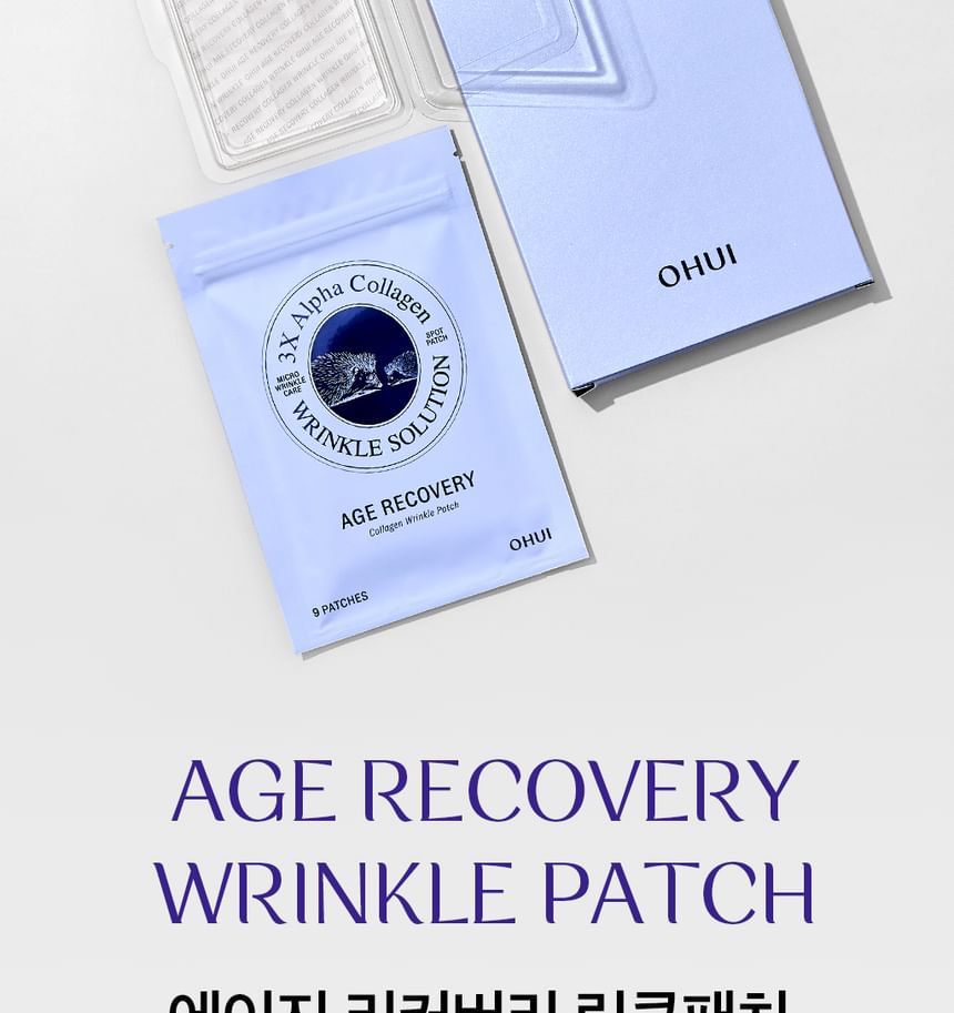 O HUI - Age Recovery Collagen Wrinkle Patch, 9 patches, 50 g, 8809949492745