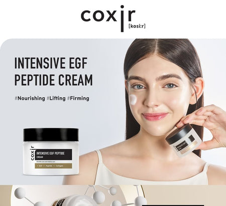 coxir - Intensive EGF Peptide Cream, 2024 Version - 50ml, 112 g, 8809080826157