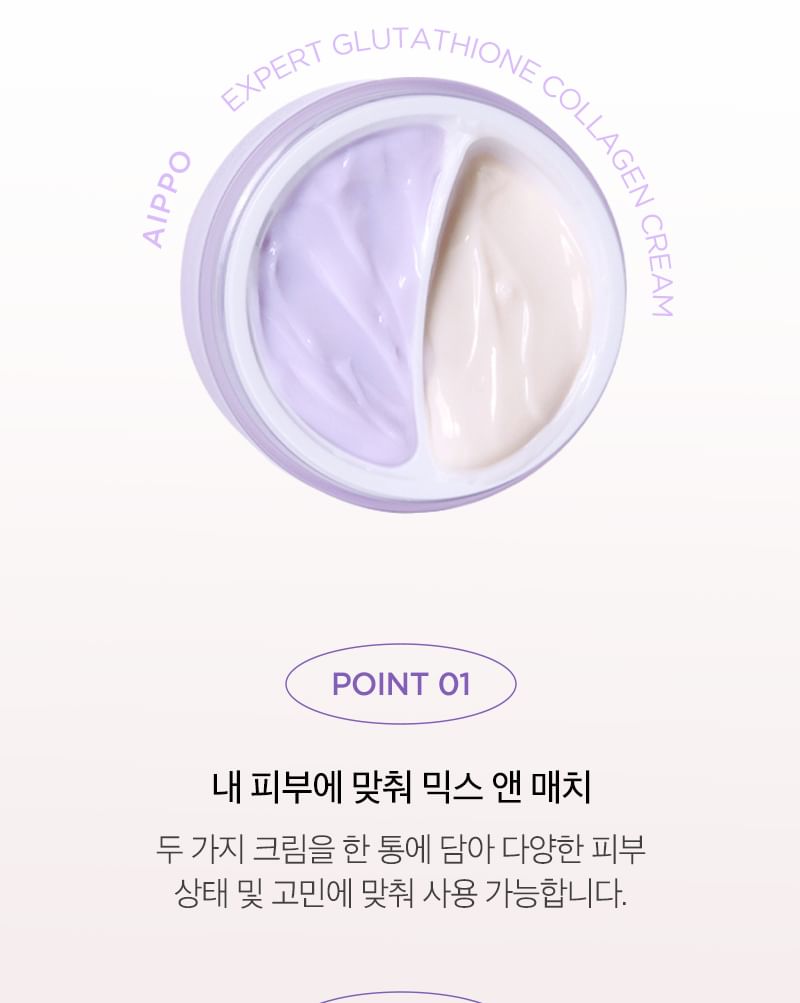 AIPPO - Expert Glutathione Collagen Cream, 100ml, 250 g, 8809971480413