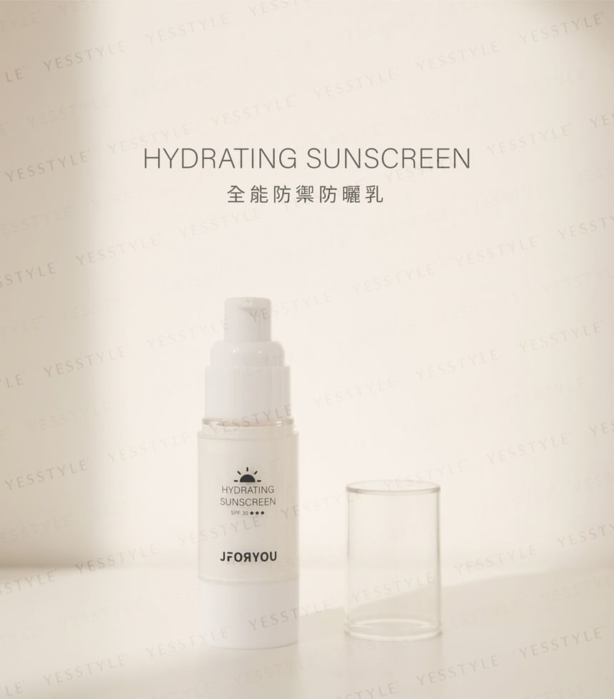 JFORYOU - Hydrating Sunscreen SPF 30, 30ml, 160 g, 4719890783219
