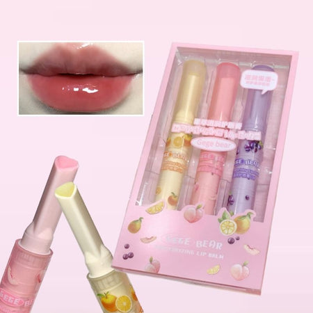 Gege Bear - Set of 3: Fruit Moisturzing Lip Balm, #Set of 3 - 2g x 3, 62 g, 6942344600208