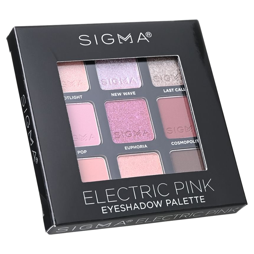 Sigma Beauty - Electric Pink Eyeshadow Palette, 1 pc, 72 g, 811425035412
