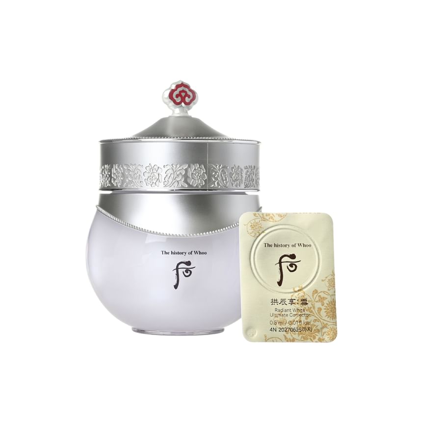 THE WHOO - Gongjinhyang Seol Radiant White Moisture Cream Special Set, 3 pcs, 491 g, 8801051272321