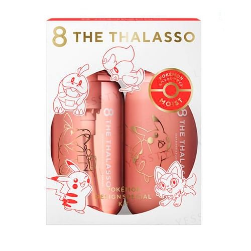 Stella Seed - 8 THE THALASSO Shampoo & Treatment Moist Pokemon Limited Edition, 475ml x 2, 1100 g, 4589919567867