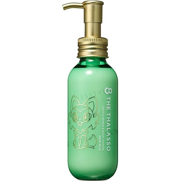 Stella Seed - 8 THE THALASSO Gentle Repair & Moist Charge Essence Hair Milk Pokemon Nyahoja Limited Edition, 145ml, 200 g, 4589919567911