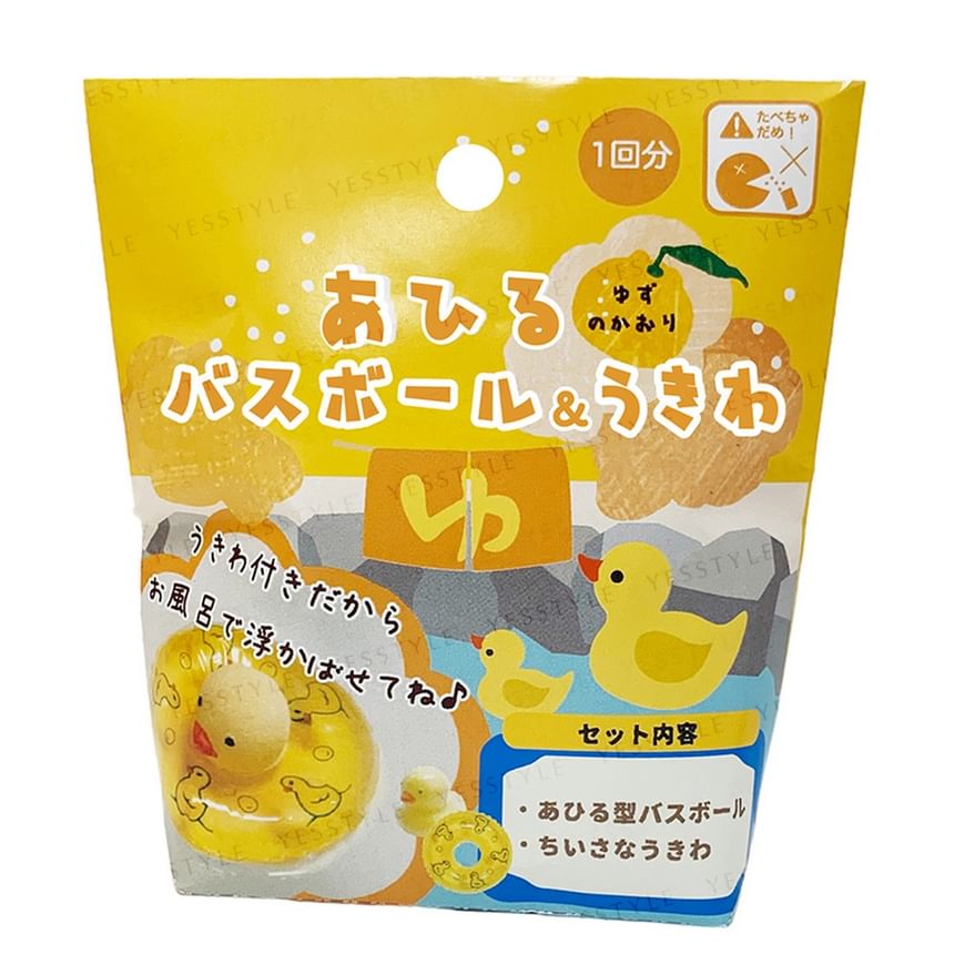 HONYARADOH - Hot Spring Duck Bath Ball, 55g, 70 g, 4991936259234